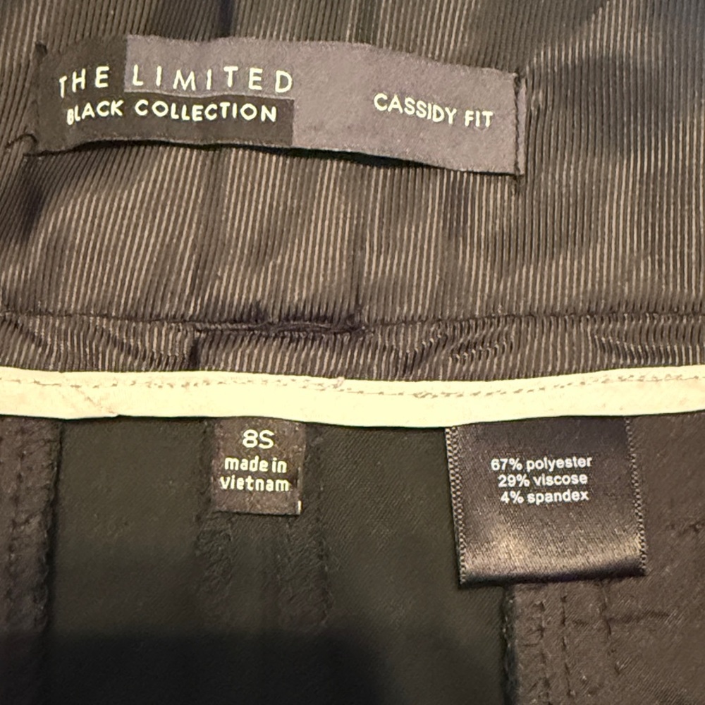 The Limited Black Cassidy Fit Pants 8S/8P - Picture 2 of 7